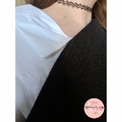 Le pull chemise grande taille