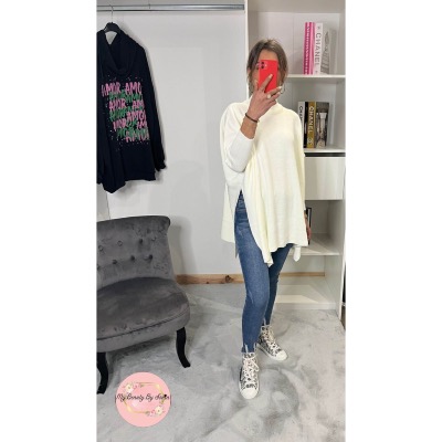 Le pull pancho